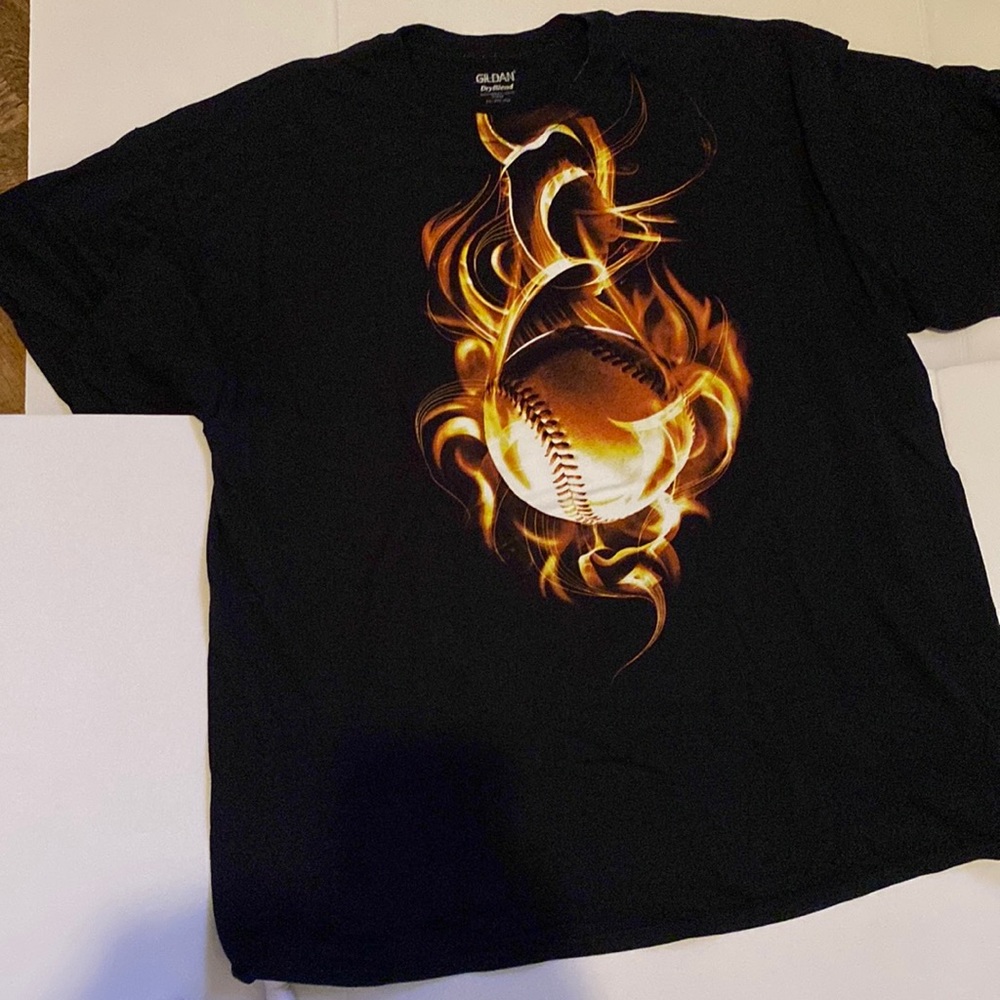 High heat fastball baseball t shirt